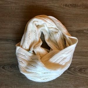 Cream Infinity Scarf